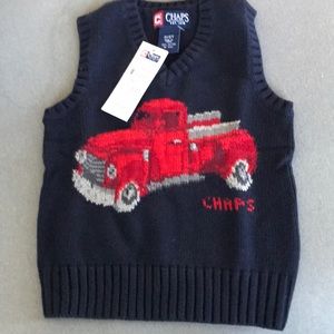 Chaps toddler boys sweater vest